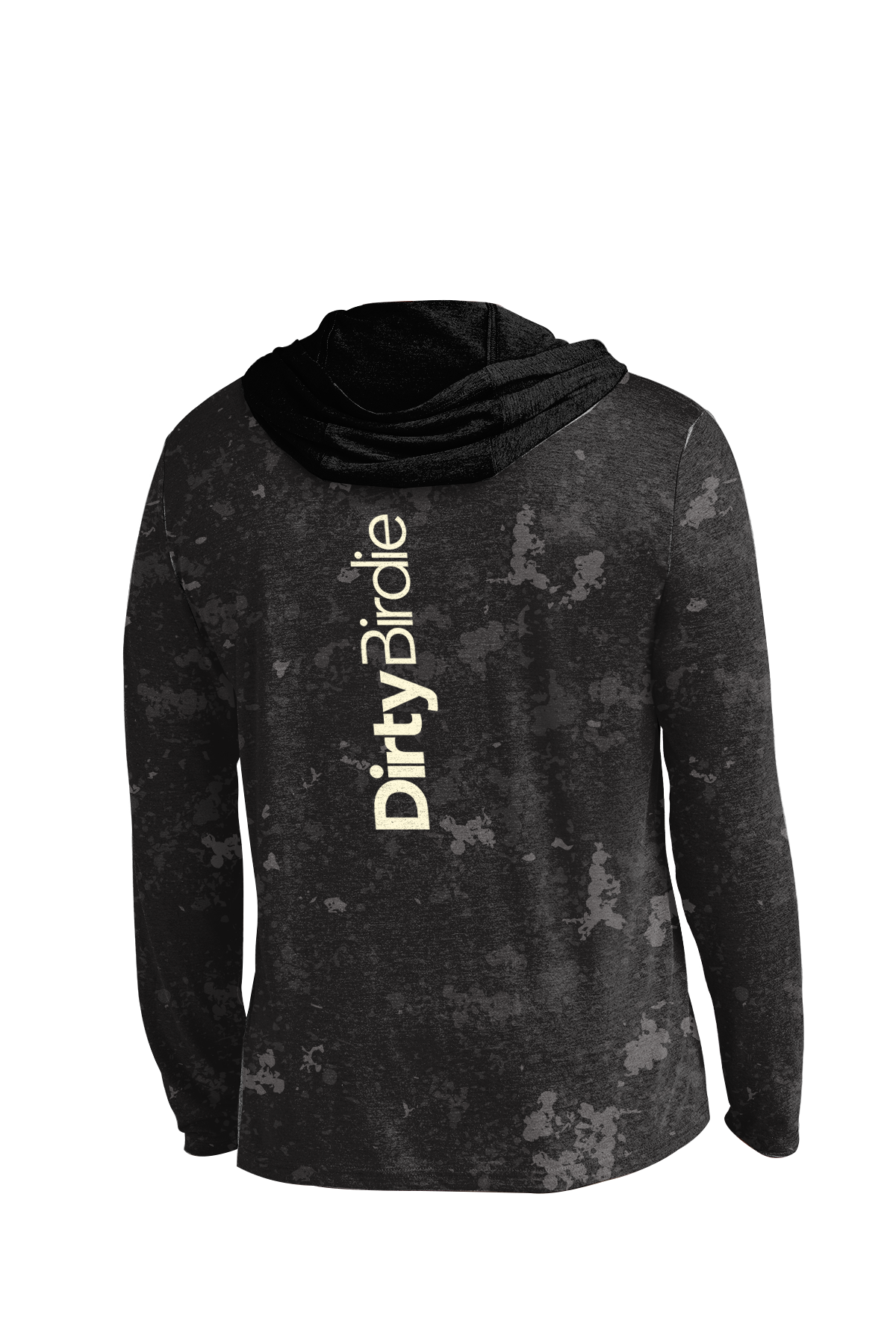 Dirty Birdie Sublimated Long-Sleeved Hoodie- Black Camo